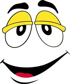 a cartoon face with glasses and a hat on it's head, looking to the side