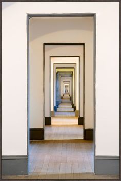 Endless Doors by Leftbank Art Apartment Entrance Lobby, Hotel Corridors, World Without End, Hotel Corridor, Elevator Lobby, Bar Image, Corridor Design, Lift Lobby, Architecture Drawing Plan