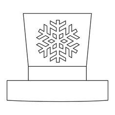 a snowflake is shown on top of a pedestal with a ribbon around it