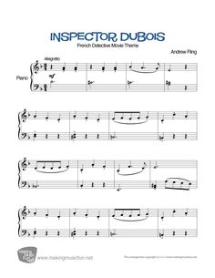 sheet music for violin and piano with the words,'insector dubbois '