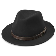 Flavio Black Flat Brim Moda Fedora | In stock! | Fawler Business Casual Attire For Men, Outback Hat, Mens Fedora, Fedora Hat Men, Wool Fedora Hat, Hat Size Chart, Fedora Hats, Wool Fedora, Leather Hats