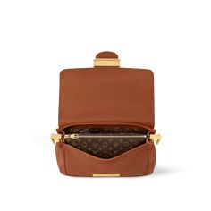 LOUIS VUITTON® - Dauphine Soft Mm - Cognac Louis Vuitton Dauphine Mm, Louis Vuitton Dauphine, Louis Vuitton Official Website, Trunk Bag, Latest Bags, Duffle Bag Travel, Wallet Pouch, Monogram Bag, Buckle Shoes