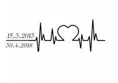 a heart is shown on the side of a cardiogram