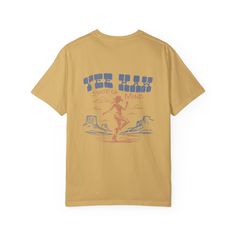 Yee Haw State of Mind, Western Comfort Colors Tee, Trendy Cowgirl Aesthetic Tshirt .: The Comfort Colors 1717 tee is made with medium fabric (6.1 oz/yd² (206.8 g/m²)) consisting of high quality, 100% ring-spun US cotton for long-lasting comfort. .: The relaxed fit keeps the wearer comfy in both casual and semi-formal settings while the crew neckline delivers that classic, neat style which makes it perfect for accessorizing. .: The pre-shrunk fabric ensures a consistently great fit. Check all ava Yellow T-shirt With Slogan And Relaxed Fit, Relaxed Fit Yellow T-shirt With Front Print, Yellow T-shirt With Front Print, Yellow Short Sleeve T-shirt With Front Print, Aesthetic Tshirt, Cowgirl Aesthetic, Yee Haw, Comfort Colors Tee, Neat Style