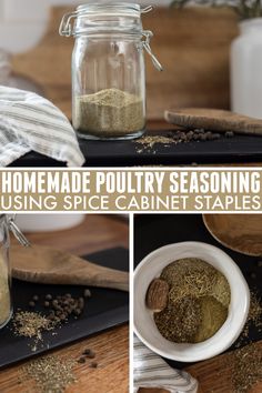 homemade poultry seasoning using spice cabinet staples