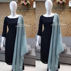 Indian Designer Suits, Casual Indian Fashion, Dress Neck Designs