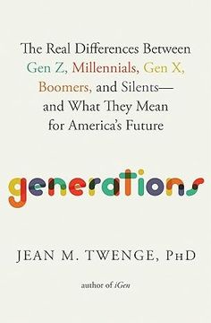 the cover of generations by jean m twenge, ph dgz