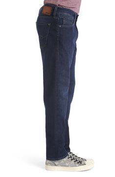 A dark-indigo wash with faded details sharpens these stylish, stretch-cotton jeans designed with a comfortable, relaxed fit. Style Name:Mavi Jeans Matt Relaxed Fit Jeans (Deep Clean Comfort). Style Number: 5409730. Dark Wash Relaxed Fit Jeans With Standard Cut Leg, Dark Wash Relaxed Fit Jeans, Casual Straight Dark Wash Jeans, Casual Dark Wash Jeans With Standard Cut, Style Dark, Cotton Jeans, Dark Indigo, Deep Clean, Straight Fit Jeans