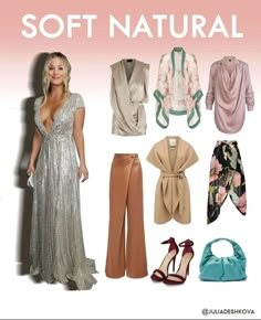 Soft Natural Kibbe Outfit Edgy, Natural Romantic Clothing Style, Soft Natural Kibbe Celebrities, Soft Natural Kibbe Outfit, Natural Romantic Style, Sn Kibbe, Soft Natural Kibbe, Kibbe Soft Natural, Romantic Clothing Style