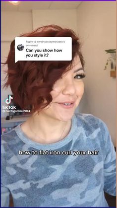 Messy Short Hairstyles, Short Locks, Long Pixie Hairstyles, Curl Your Hair, Flat Iron Curls, How To Curl Short Hair, Messy Short Hair, Edgy Short Hair, Hairdos For Short Hair