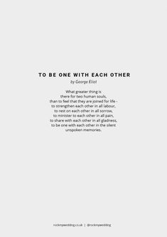 the back cover of to be one with each other, by george fleiss