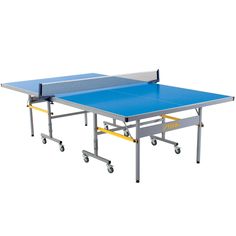 two ping pong tables sitting on top of each other in front of a white background