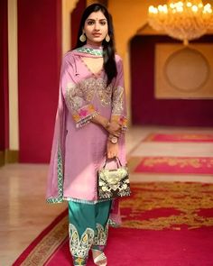 Buy Luxe Purple & Peacock Green Salwar Kameez Set Punjabi Boutique Suit Online in India - Etsy Green Salwar Kameez, Punjabi Suits Designer, Boutique Suit, Punjabi Boutique, Punjabi Suits Designer Boutique, Embroidery Suits Punjabi, Purple Peacock, Border Lace, Boutique Suits