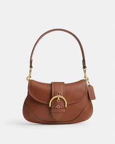 COACH®: Soho Bag In Regenerative Leather Coach Bag Aesthetic, Coach Soho Bag, Coach Saddle Bag, Dream Accessories, Biological Diversity, Vintage Designer Bags, Fall Fit, Soil Health, Large Wallet