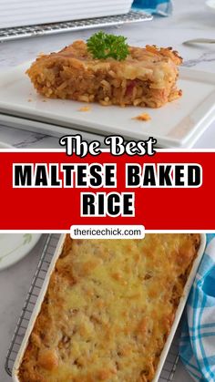 the best maltesee baked rice recipe is easy to make and tastes just as good as it looks