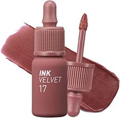 Amazon.com : lipstick Peripera Ink Velvet, Velvet Lip Tint, Natural Lip Colors, Pigment Coloring, The Velvet, Natural Lips, Lip Stain, Lip Color