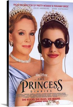 the princess and the frog movie poster with two women in tiaras, one wearing sunglasses