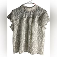 Shannon Ford New York Top Petite White Lace Blouse Nwt - Never Worn Women’s Size Pxl Features -Keyhole Back With Two Lovely Button Closure -Lace Overlay With Solid White Material Underneath -Semi High Neckline -Short Sleeves Fast Shipping Approximate Measurements In Pics Please Look Closely At All Pictures Smoke Free And Pet Free Home Offers Always Welcome Bundle Items To Get Discounted Offers Spring Office Lace Top Blouse, Lace Top For Office, Lace Top For Office Wear, Spring Office Lace Blouse, Chic Short Sleeve Lace Top For Work, Chic Lace Top For Work With Short Sleeves, Chic Lace Top With Short Sleeves For Work, Office Lace Top Blouse, Summer Short Sleeve Lace Top For Work