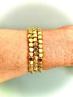 14 KT GOLD FILLED Bead Bracelets Non Tarnishing Stretchable Stackable 3mm 4mm 5mm 6mm 8mm 7 Length Fits Most Wrists - Etsy Adjustable Gold Stretch Bracelet Hand-strung, Adjustable Hand-strung Gold Stretch Bracelet, Gold Hand-strung Wrap Bracelet Gift, Adjustable Gold Stretch Bracelet With Spacer Beads, Flexible Gold Stretch Bracelet Stackable, Gold Flexible Stretch Bracelet, Stackable, Flexible Gold Stackable Stretch Bracelet, Flexible Gold Beaded Bracelets, Gold Wrap Bracelet With Spacer Beads As Gift