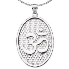 Sterling Silver Om (Ohm) Symbol Meditation Oval Pendant Necklace Item No.: 3360 Metal Type: Guaranteed .925 Sterling Silver With Stamped 925 Metal Color: Silver. High Polished. Rhodium Plated Measurement: Height: 1.18 In. (30 Mm) Width: 0.63 In. (16 Mm) Finish: High Polished. Come With Italy Rolo Chain Available In 16", 18", 20", 22" This Pendant Is Made To Order Here In The Us. Please Allow 10-15 Days To Be Shipped. Hindu Yoga, Ohm Pendant, Ohm Symbol, Om Aum, Shine Jewelry, Oval Pendant Necklace, Om Pendant, Oval Necklace, Special Jewelry