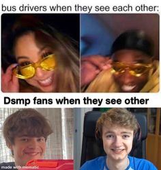 Dsmp Funny Pictures, Dsmp Funny, 4 Panel Life, Minecraft Funny, Dream Friends, He Makes Me Happy, British Men, Funny Relatable Quotes, I Have No Friends