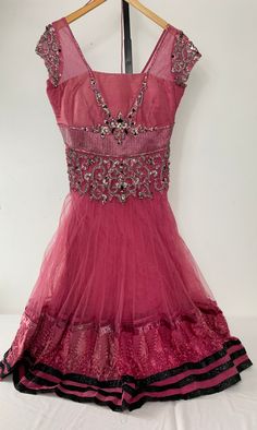 Womens Indian Dress Size XL (42) Color: shades of pink and black Amazing details! bag 7b JN Indian Dress, Shades Of Pink, Pink And Black, Color Shades, Indian Dresses, Sleeveless Formal Dress, Shades, Formal Dresses, Pink