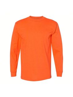 6.1 oz./yd2, 100%  cotton. Dark Ash is 90/10 cotton/polyester.. Pre-shrunk.. Open-end yarn.. Shoulder-to-shoulder taping.. Ribbed cuffs.. Double-needle stitched sleeves and bottom hem. Sewn in woven label.USA-Made Long Sleeve T-Shirt (Orange) Apricot    Fabric   Non-Stretch  Men Clothing, size features are:Bust: ,Length: ,Sleeve Length: Dark Ash, Woven Label, Men Clothing, Shoulder Taping, Apricot, All Fashion, Long Sleeve T Shirt, Ash, Length Sleeve