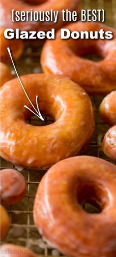 Homemade Glazed donuts are fluffy, airy, and melt-in-your-mouth soft. Think of these as gourmet Krispy Kreme donuts. Perfect Donuts Recipe, Perfect Doughnut Recipe, Donut Recipes For Donut Pan, Homemade Deep Fried Donuts Recipe, Best Donut Recipe Fried, Deep Fry Donut Recipe, How To Make Glaze Icing For Donuts Recipes For, How To Make Homemade Doughnuts Recipe, Dunkin Donuts Donut Recipe