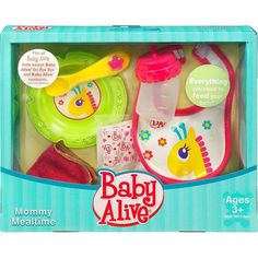 the baby alive gift set is in its box