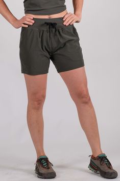 From beaches to mountains, our new Women’s High-Rise La Plata Shorts offer the same all-day comfort and performance as our original shorts, but now have a high-rise waistband and updated pocket fabric. Ensure you're comfortable and ready for the day ahead. Shop 5" Shorts: HERE Shop 8" Shorts: HERE Functional Relaxed Fit Shorts For Hiking, Athletic Shorts With Functional Drawstring For Outdoor Activities, Outdoor Athletic Shorts With Elastic Waistband, Outdoor Activewear Shorts With Elastic Waistband, Athletic Shorts With Elastic Waistband For Outdoor Activities, Outdoor Activewear With Elastic Waistband, Sporty Outdoor Shorts With Elastic Waistband, Athleisure Shorts With Elastic Waistband For Outdoor Activities, Elastic Waistband Activewear Shorts For Outdoor