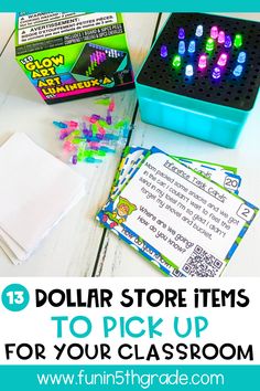 dollar store items to pick up for your classroom