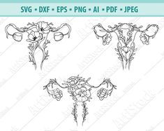 the svg dxf files are ready to be used for cutting and embellishments