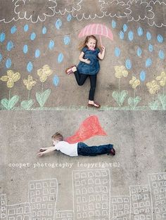 two people laying on the ground with an umbrella over their heads, and one person lying down