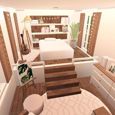 Bloxburg Bedroom Ideas, Bloxburg Bedroom, Tiny House Bedroom, Bedroom Ideas Aesthetic, Aesthetic Bedroom Ideas, Simple Bedroom Design