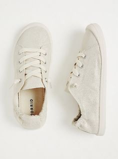 Our Riley Ruched Sneaker features a stretchy back that adds effortless functionality to a lace-up shoe that pairs easily with pants and skirts. Our unique fit gives you extra wide width and extra room around your whole foot. EXTRA WIDE WIDTH (WW). Lace-up front. Back elastic ruching for added comfort and easy dress. Extra cushioned footbed; rubber sole. Man-made materials . Imported extra wide width shoes. The best plus size women's riley ruched sneaker (ww) sneakers in silver metallic. Rock you Easy Dress, Casual Summer Wear, Strappy Flats, Unique Fits, Wide Width Shoes, Loafer Slippers, Bow Heels, Bow Flats, Mary Jane Pumps