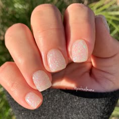 Misty Perkin Doubld Dip Nails Easy Nail Dip Ideas, Elegant Dip Powder Nails, Cute Dipped Nails Ideas, Extra Short Dip Nails, Super Short Dip Powder Nails, Dip Nails No Tips, Short Nail Inspo Dip Powder, Really Short Dip Nails, Dip Sparkle Nails