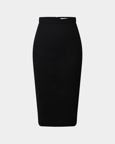 The Safira Midi Pencil Skirt is a timeless piece that combines elegance and versatility. Ideal for both work and weekend wear, it can be dressed up with a blouse and heels for a polished office look, or pair it with a casual tee and sneakers for a chic, relaxed style.  Flattering pencil fitted silhouette Midi length High waisted Invisible centre back zipper Back low vent Waistband detail with stretch Lined  Cotton blend Medium weight with stretch fabrication Medium Pencil Skirt, Long Pencil Skirt Outfits, Midi Dress Work, Plain Skirt, Professional Work Outfit, Long Pencil Skirt, Pencil Skirt Outfits, Midi Pencil Skirt, Work Skirts