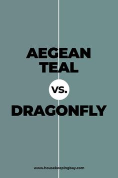 the words agen teal and dragonfly are in black on a green background