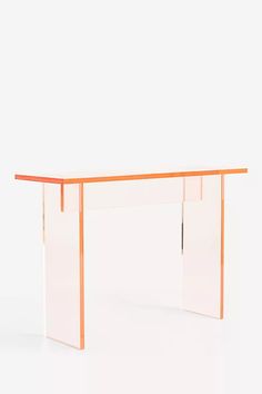 Soto Acrylic Console Table | AnthroLiving Acrylic Console Table, Furniture Shop, Console Table, Interior Designers, Cleaning Wipes, Color Coding, Table Top, Home Furniture, Upholstery