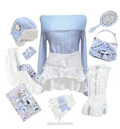 Venus Outfits, Blue Outfit Winter, Shifting Outfits, Sanrio Outfits, Cute Christmas Outfits, Personal Closet, Classy Winter Outfits, Concert Outfits, Prom Dress Inspiration