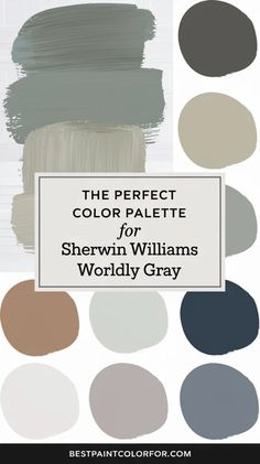 the perfect color palette for sheryln williams worldly gray