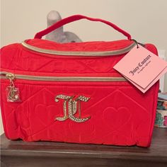 This Is A Makeup Bag But Can Be Use To Accessorize Anyway You Like!!!! Pet & Smoke Free Home!!!! Offer Are Welcome! Couture Bags, Juicy Couture Bags, Juicy Couture, Makeup Bag, Bag Lady, Purse, Couture, Pet, Makeup