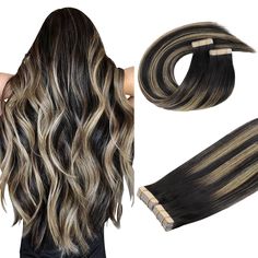 PRICES MAY VARY. High Grade High-Quality Hair-Long-Lasting and Reusable: 100% Remy human hair, silky, soft, shiny, and tangle-free, washable, can be straightened or curled, keep below 390℉, requires careful care to last 4+ months, see product page for maintenance details 40pcs Tape Hair Specification-1 Pack for Natural Volume: 1.5-inch width, 40 pcs per pack; 10-26 inches available, 10"-60g, 12"-80g, 14"-24"-100g, 26"-120g, 1 pack provides natural volume, upgraded weight tape for thin hair, Addi Straight Hair Natural, Hair Extension Brands, Natural Hair Extensions, Real Human Hair Extensions, Hair Tape, Hair For Women, 100 Remy Human Hair, Tape In Hair Extensions, Hair Natural