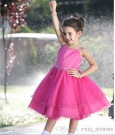 http://www.dhgate.com/product/custom-flower-girl-dresses-fuchsia-organza/209496781.html Ballerina Style Dress, Pageant Girls, Pink Flower Girl Dresses, Ivory Flower Girl Dresses, Ballerina Style, First Communion Dresses