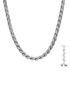 Fancy links are created from smooth stainless steel that is treated with an oxidized finish. Stainless steel Imported Gunmetal Metal Jewelry With Box Chain, Gunmetal Box Chain Metal Jewelry, Gunmetal Stainless Steel Jewelry With Lobster Clasp, Gunmetal Link Metal Jewelry, Gunmetal Link Jewelry In Stainless Steel, Gunmetal Chain Link Jewelry, Round Gunmetal Stainless Steel Jewelry, Elegant Gunmetal Link Jewelry, Classic Stainless Steel Jewelry In Gunmetal