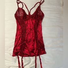 Never Worn Red Lingerie By Dreamgirl Size Medium Red Lingerie, Wearing Red, Women's Intimates, Lingerie, Size Medium, Red, Women Shopping, Quick Saves, Color