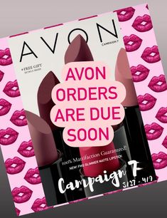 Avon orders for Campaign 7 are due by Tuesday 4/9. Please feel free to contact me to place your order for personal delivery. You have the option to shop our website 24/7. #linkinbio  FREE SHIPPING everyday on online orders of $60+ &  get a free gift, too; no code needed.🛍 🛒 📦 To everyone who has sent in their orders…THANK YOU!🫶🏼

Website: http://www.avon.com/repstore/jprestera
Link to shoppable brochure: https://www.avon.com/brochure?rep=jprestera

#Ordersdue #Campaign7 #C7 #ShopAvon #shoponline #Avonproducts #shopwithme  #virtualtryontool #Avon #LGHH #AvonRep #ziamiaavon #AvonLady #MiasAvonBoutique #freeshipping #specialoffers Direct Selling, Matte Lipstick, Special Offer, Free Gift