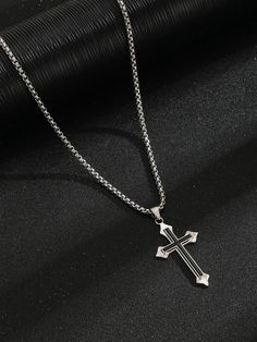 Cross Necklace For Boys, Cross Necklaces For Men, Jesus Jewelry, Mens Gold Chain Necklace, Cross Necklace For Men, Cross Charm Necklace, Necklace Cross, Detailed Necklace