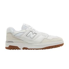 Find NEW BALANCE 550 ' Gum on Editorialist. The New Balance 550 'White Gum' delivers white and off-white tones on the leather upper, featuring a microperforated midfoot overlay and a padded mesh collar. The rubber cupsole packs an EVA wedge, visible on the medial sidewall, for lightweight cushioning. Underfoot, a durable gum rubber outsole provides grippy traction. Jordan Alexander, Yeezy 500, Air Jordan 5 Retro, Vintage Indigo, Air Jordan 5, Jordan 5, Air Jordan 1 Retro, Jordan 1 Retro High, Shoe Fits