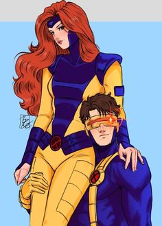 an image of two people dressed as x - men